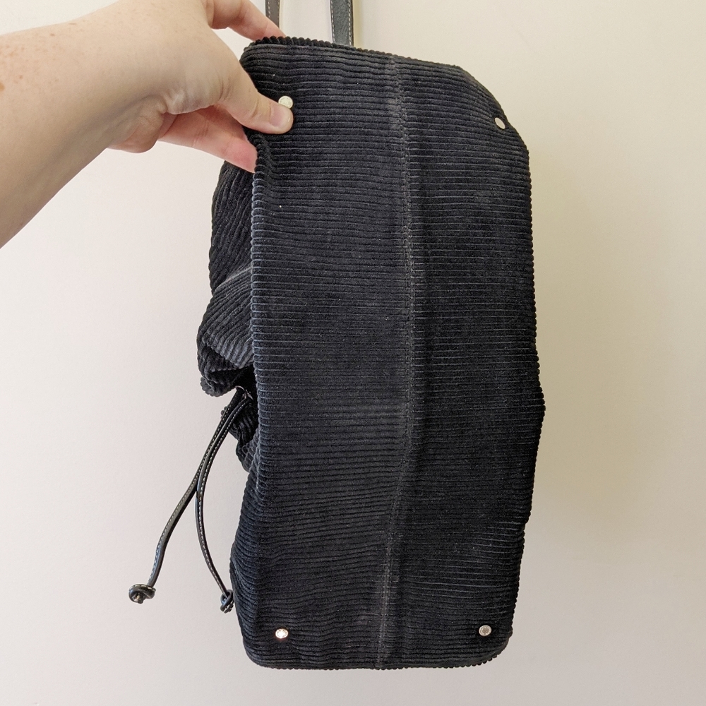 Y2K Kate Spade Corduroy Drawstring Bag - Picture 10 of 13